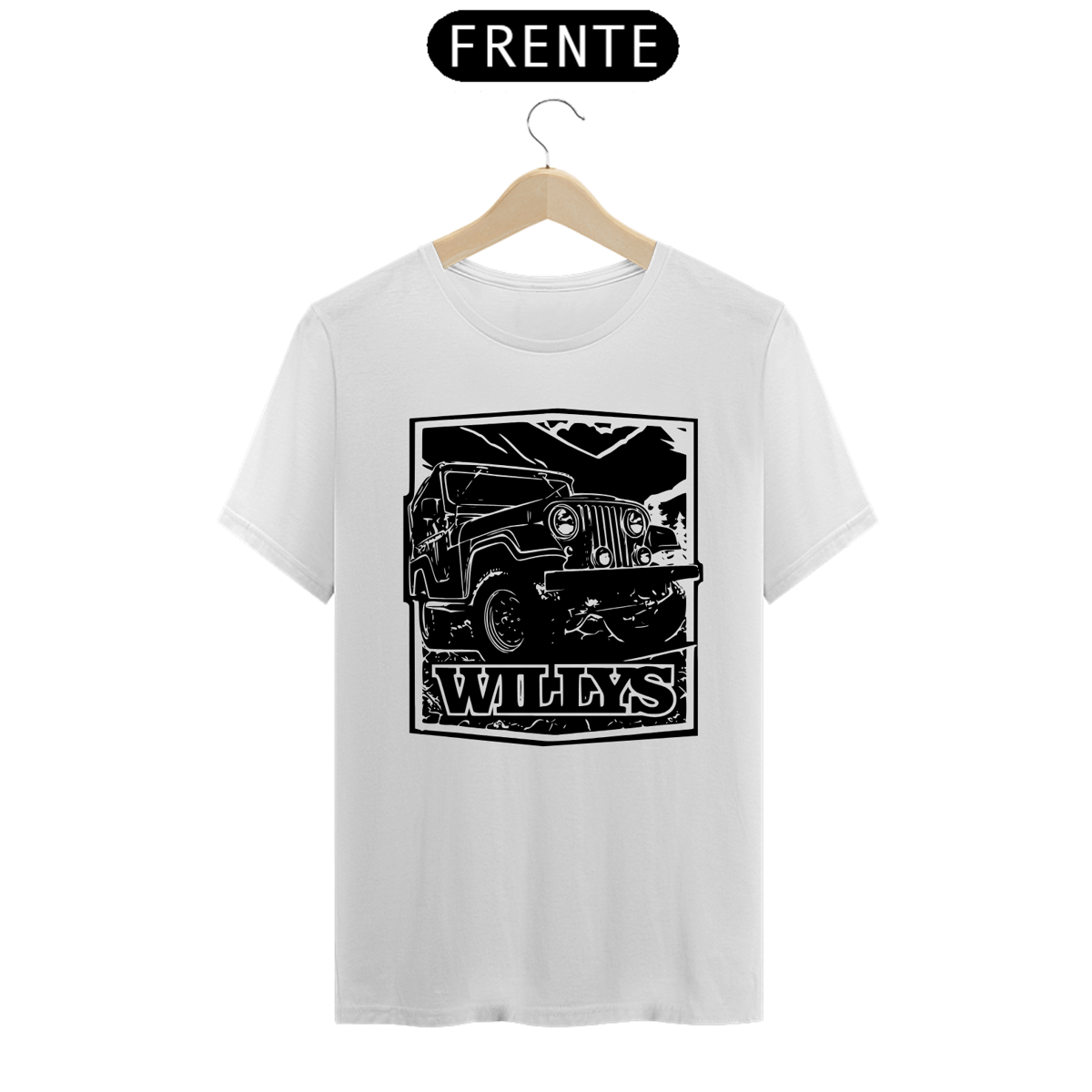 Nome do produto: Camiseta Quality - Jeep Willys Overland