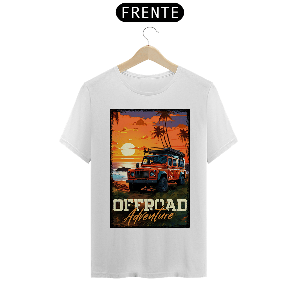 Nome do produto: Camiseta Quality - Land Rover Off Road