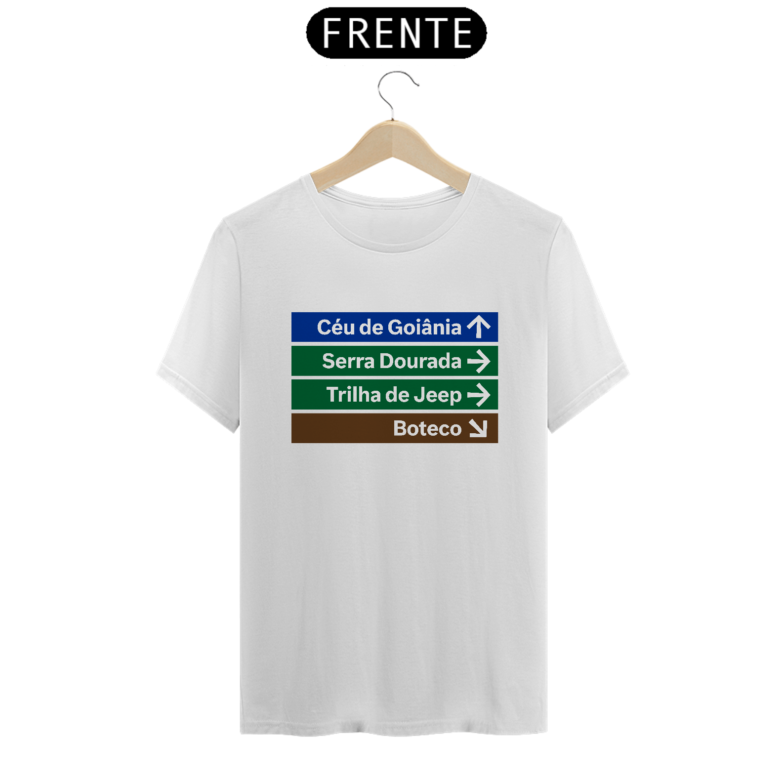 Camiseta Quality Sinalizando - Goiânia