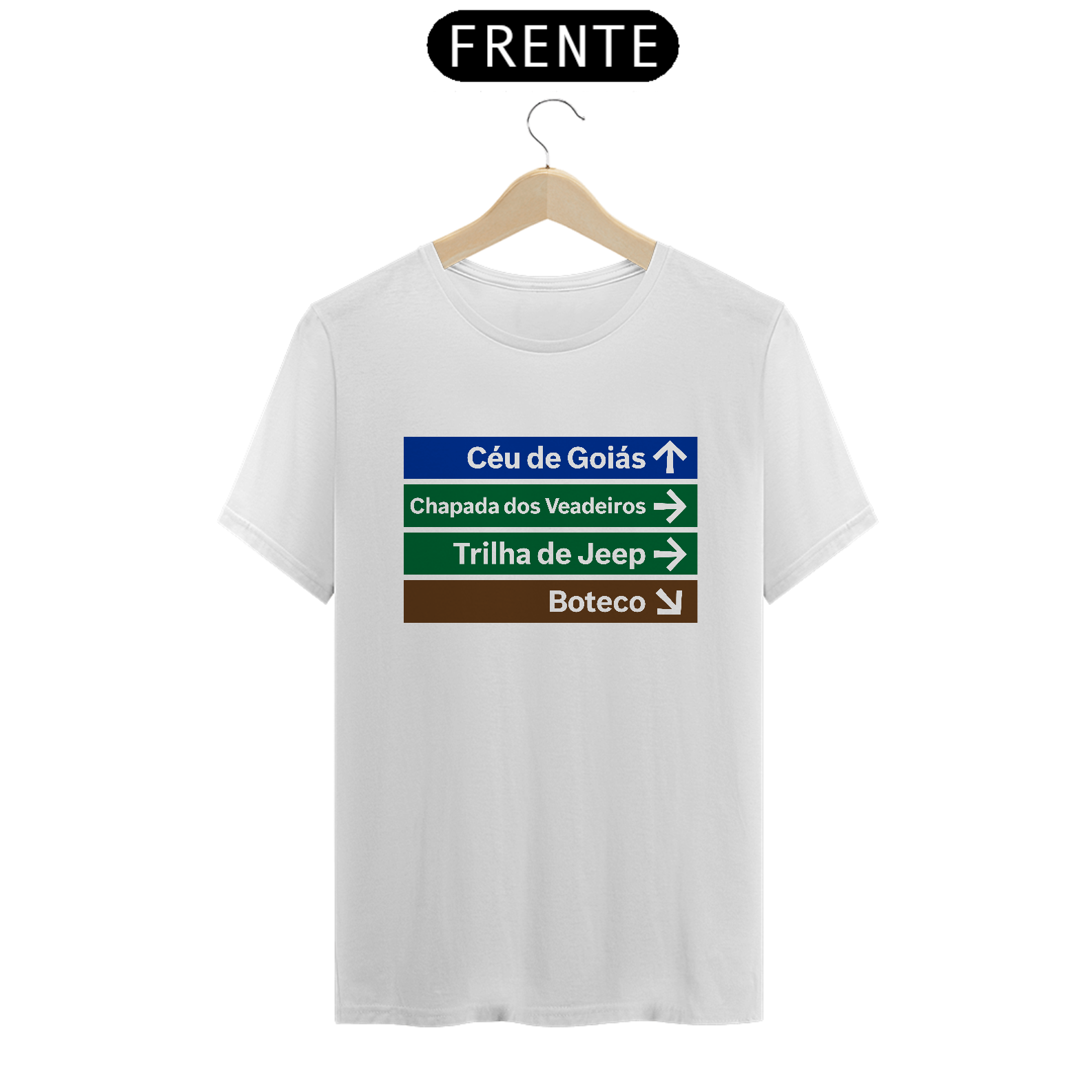 Camiseta Quality Sinalizando - Goiás