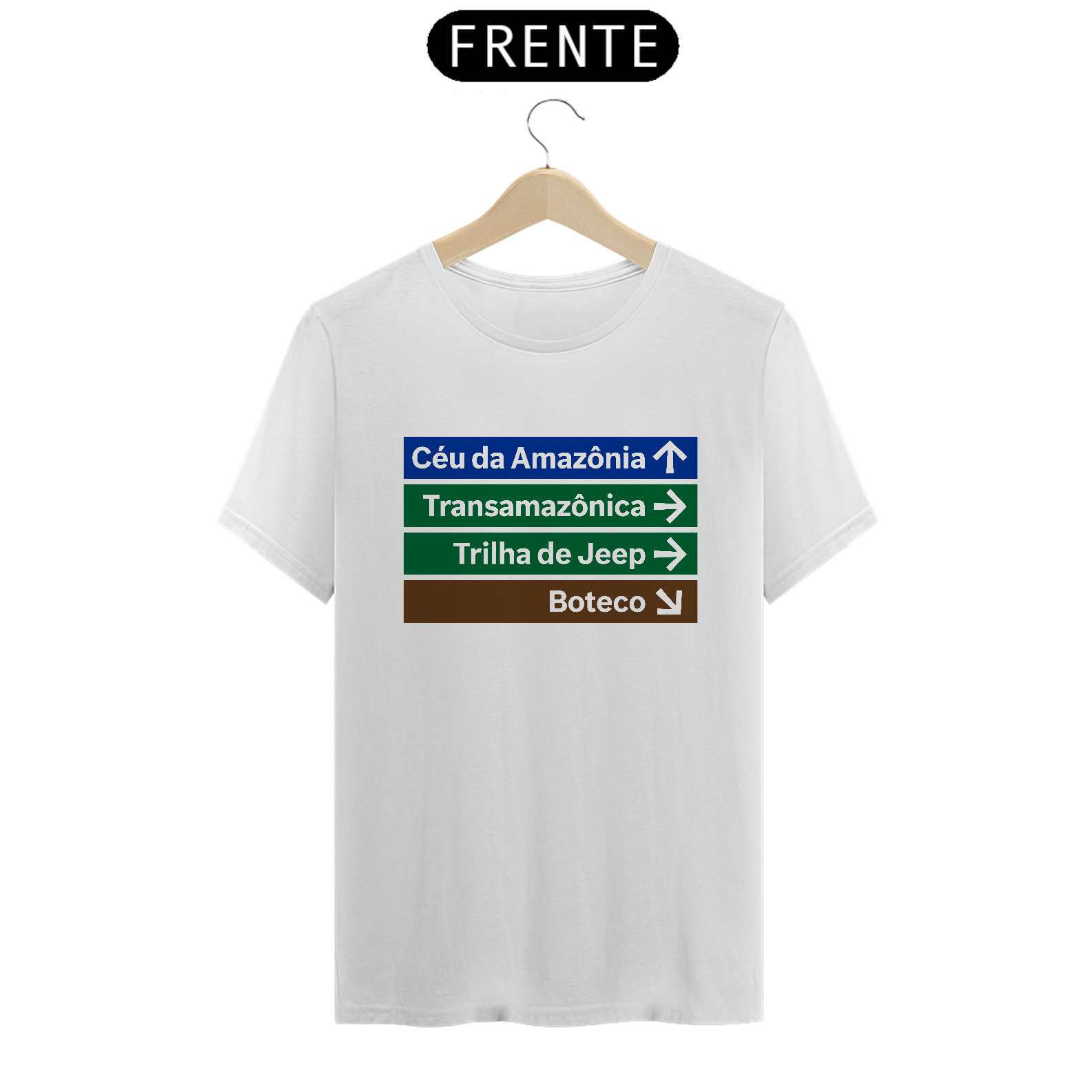 Camiseta Quality Sinalizando - Amazônia
