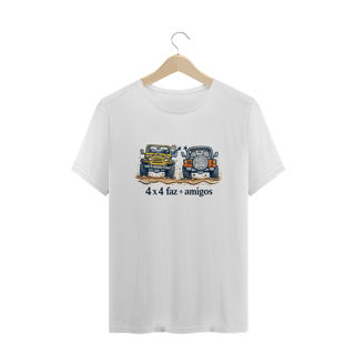 Nome do produto Camiseta Plus Size - 4x4 Faz Amigos