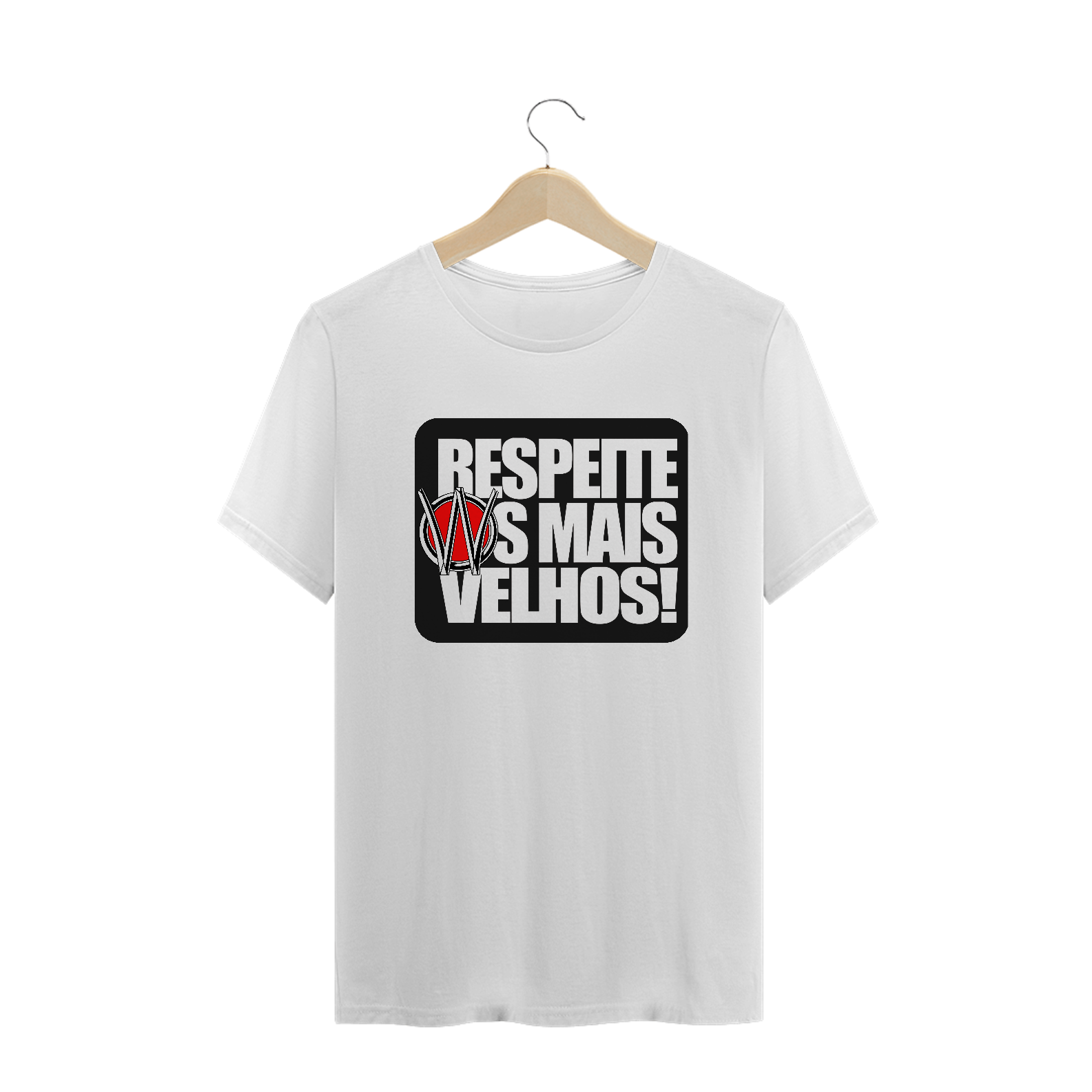 Camiseta Plus Size Quality - Respeite Os Mais Velhos