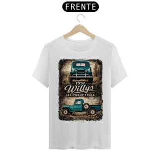Nome do produto Camiseta Quality - F75 - 1951 Willys 4×4 Pickup Truck
