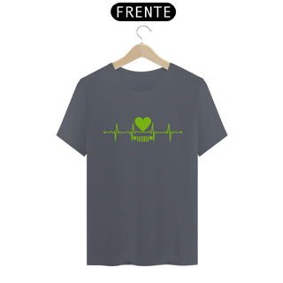 Nome do produto Camiseta Quality - Coração Verde Jeep
