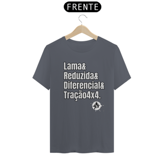 Nome do produto Camiseta Quality - Lama & Redução & Diferencial & Tração4x4
