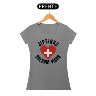 Nome do produto Baby Look Quality - Jipeiras Salvam Vidas -Branca