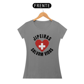 Nome do produto Baby Look Branca - Jipeiras Salvam Vidas