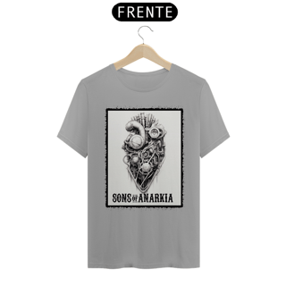 Nome do produto Camiseta Quality - Sons Of Anarkia Coração - Branca