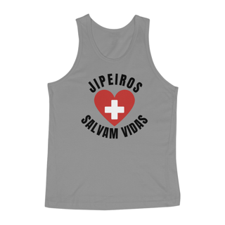 Nome do produto Camiseta Regata - Jipeiros Salvam - Branca