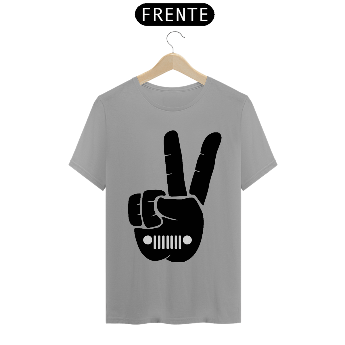 Nome do produto: Camiseta Quality - Dedo Black Jeep