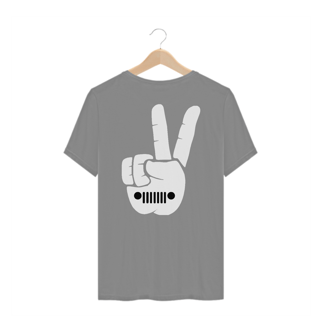 Nome do produto Camiseta Plus Size - Hand White Jeep