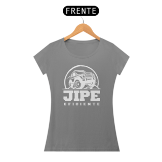 Nome do produto Baby Look - Jipeira Eficiente - Logo Branca