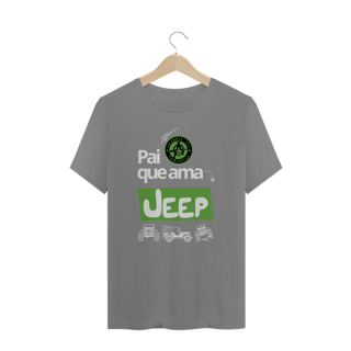Nome do produto Camiseta Plus Size - Pai ama Jeep - Black