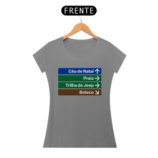 Nome do produto Baby Look Sinalizando - Natal