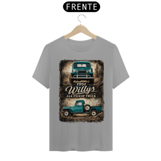 Nome do produto Camiseta Quality - F75 - 1951 Willys 4×4 Pickup Truck