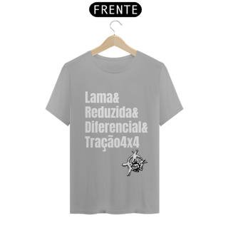 Nome do produto Camiseta Quality - Lama & Redução & Diferencial & Tração4x4