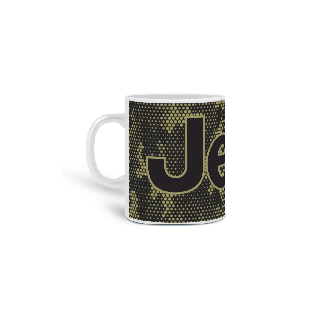 Nome do produto: Caneca Camuflada Jeep