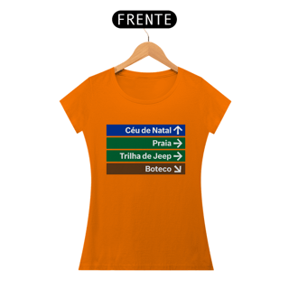 Nome do produto Baby Look Sinalizando - Natal