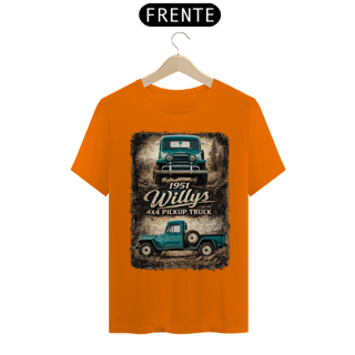 Nome do produto Camiseta Quality - F75 - 1951 Willys 4×4 Pickup Truck