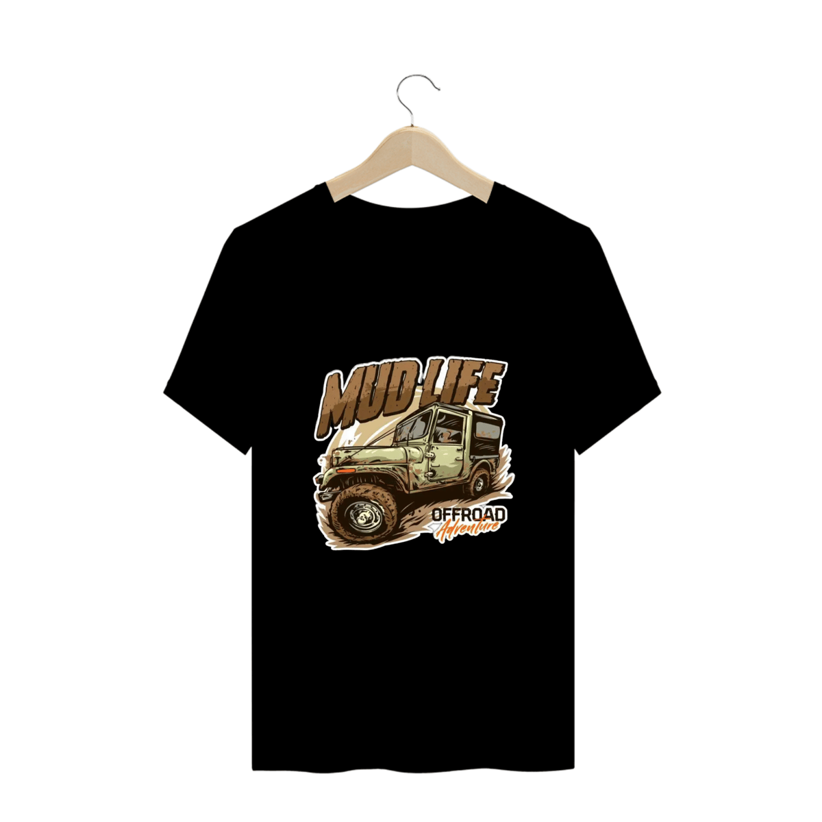 Nome do produto: Camiseta Plus Size - Mud Life