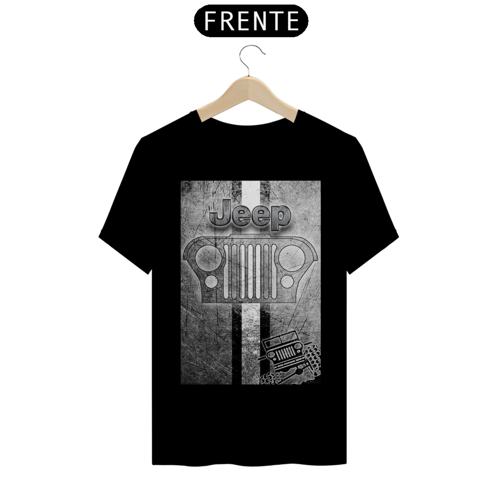 T-Shirt Qualit - Frente Jeep