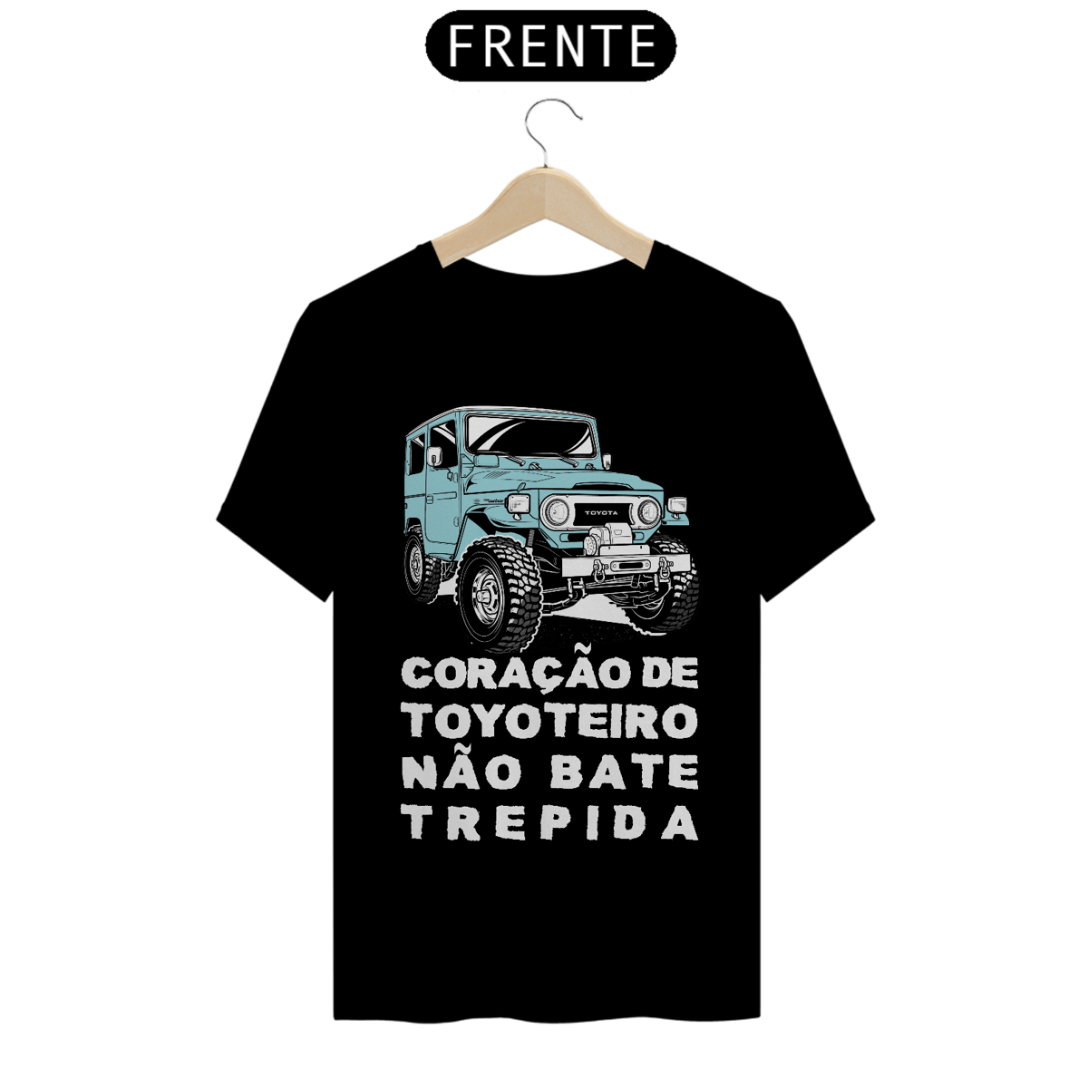 Nome do produto: Camiseta  Quality -  Toyota Bandeirante - Letra Branca