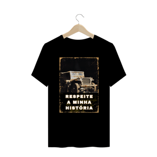 Nome do produto Camiseta Plus Size - Respeite História