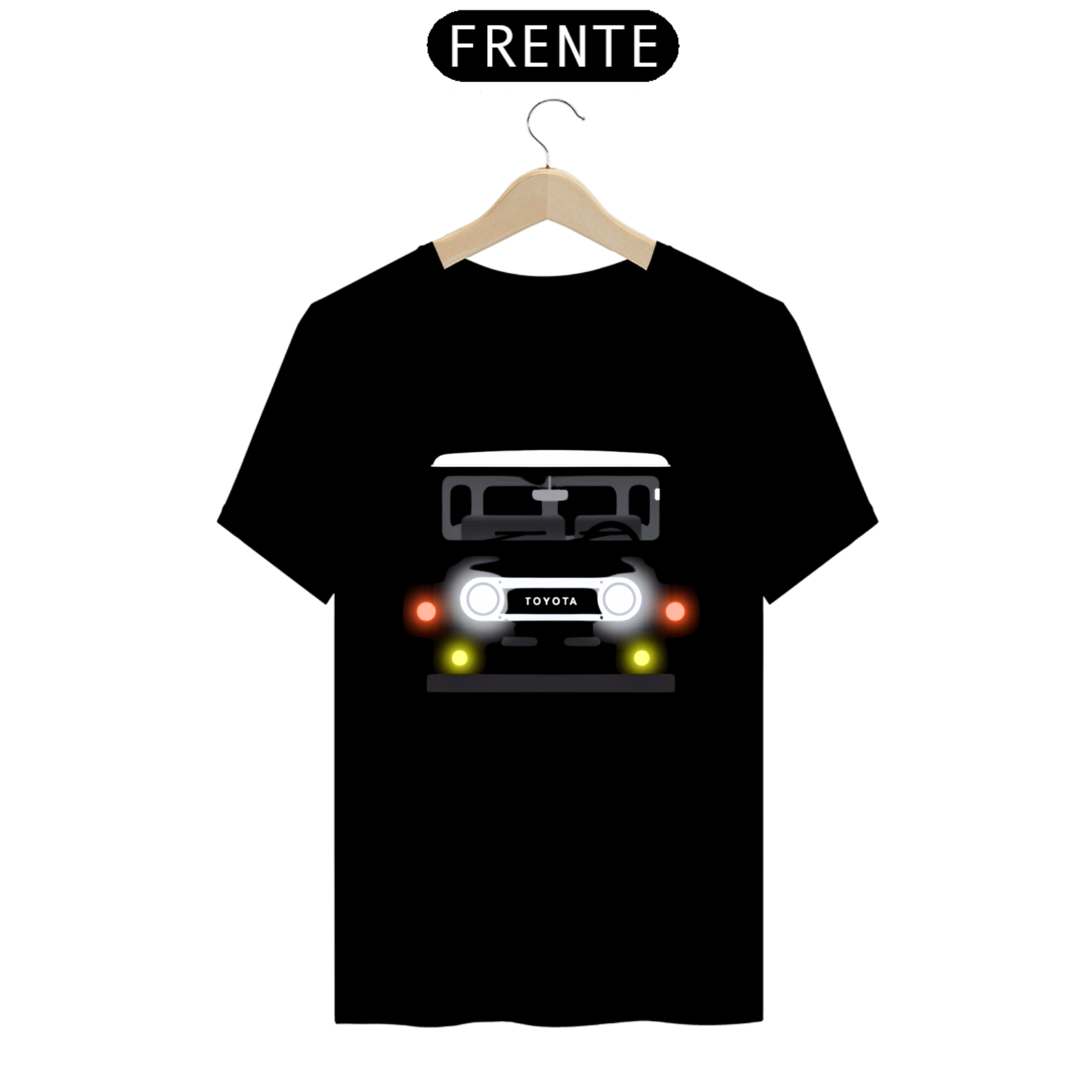 T-Shirt Prime - Toyota Teto Branco