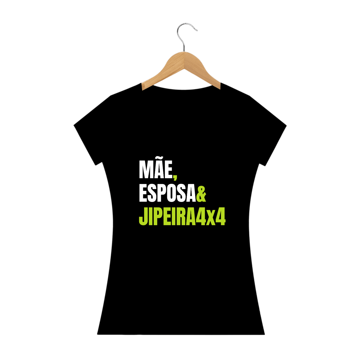 Nome do produto: Baby Look Quality - Mãe & Esposa & Jipeira