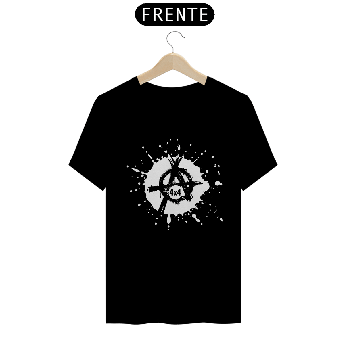 Nome do produto: Camiseta Quality - Anarkia Logo Branco