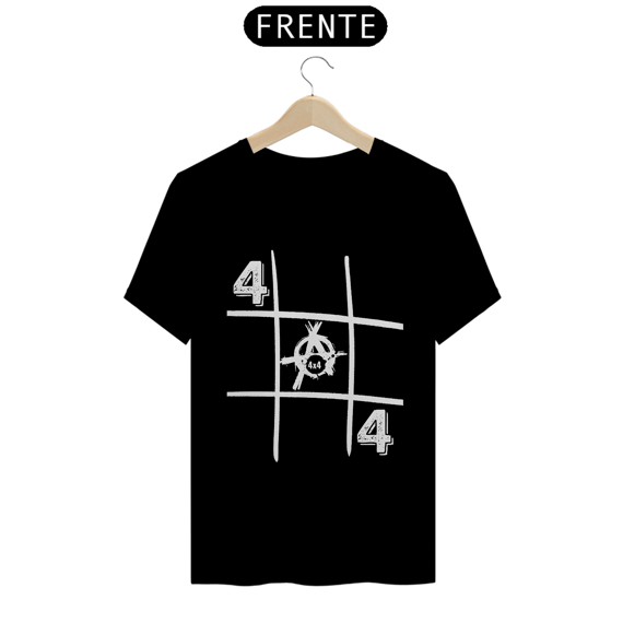 Camiseta Quality - Anarkia Jogo/Velha Branco