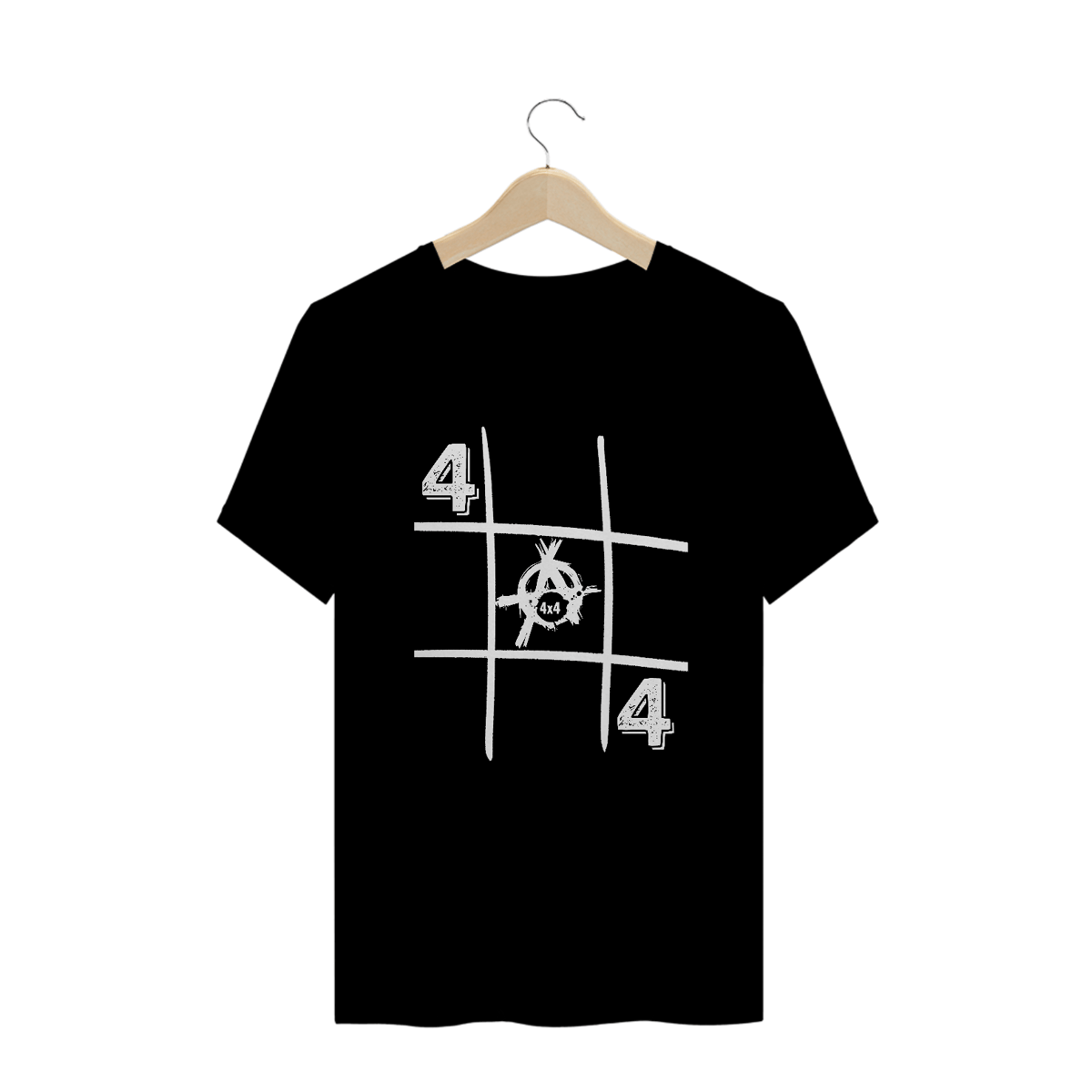 Nome do produto: Camiseta Plus Size - Anarkia Jogo/Velha
