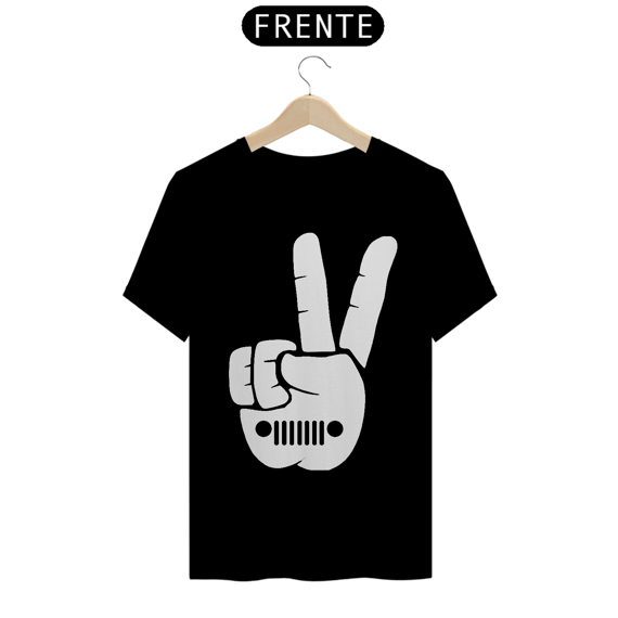 Camiseta Quality - Hand White Jeep