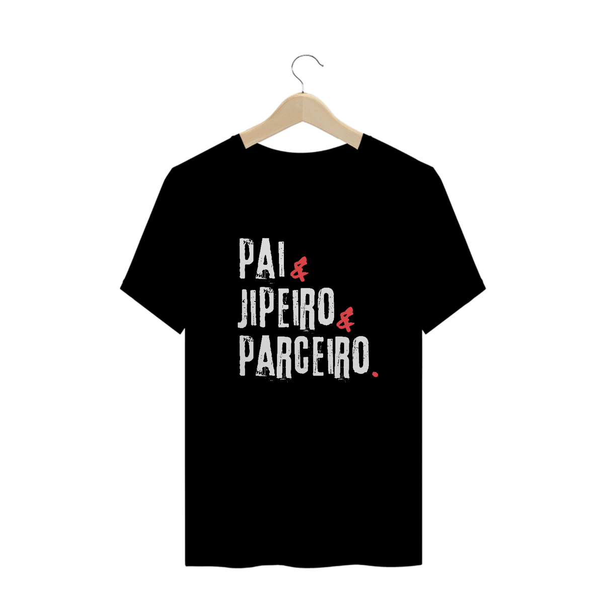 Nome do produto: Camiseta Plus Size - Pai & Jipeiro
