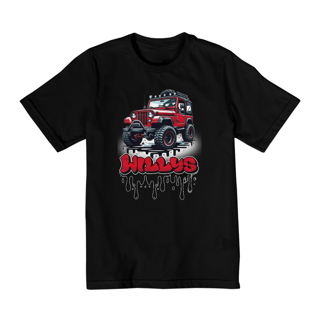 Nome do produto Camiseta Infantil Willys Red - 10 a 14 Anos