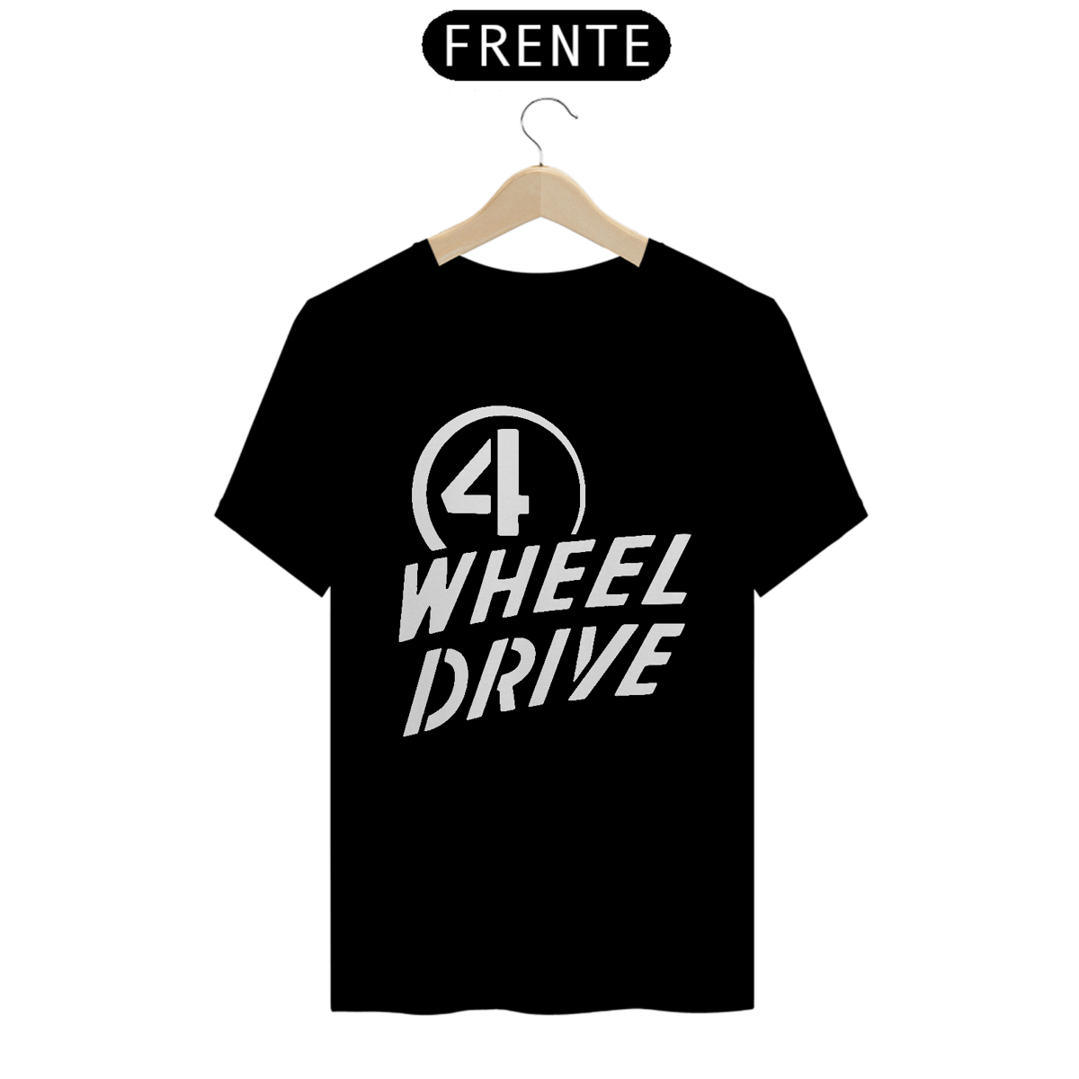 Nome do produto: Camiseta Quality - 4 WHEEL DRIVE - WHITE