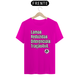 Nome do produto Camiseta Quality - Lama & Redução & Diferencial & Tração4x4
