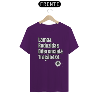 Nome do produto Camiseta Quality - Lama & Redução & Diferencial & Tração4x4