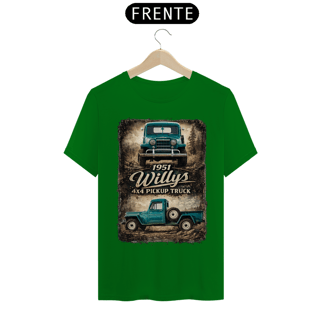 Nome do produto Camiseta Quality - F75 - 1951 Willys 4×4 Pickup Truck