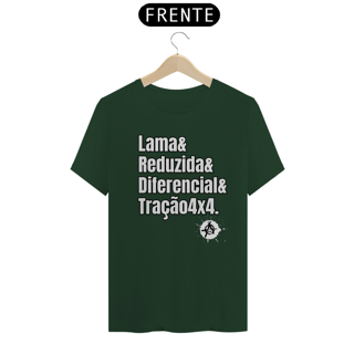 Nome do produto Camiseta Quality - Lama & Redução & Diferencial & Tração4x4