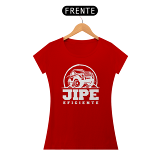 Nome do produto Baby Look - Jipeira Eficiente - Logo Branca