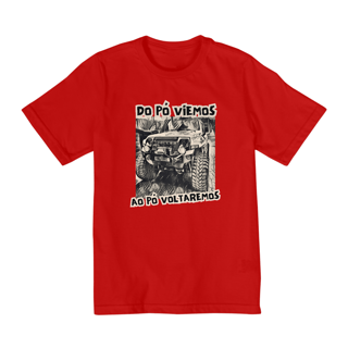 Nome do produto Camiseta Infantil 02 a 08 Anos  - Troller  - Do Pó Viemos