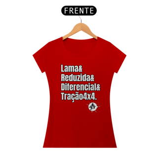 Nome do produto Baby Look Classic - Lama & Tração 4x4