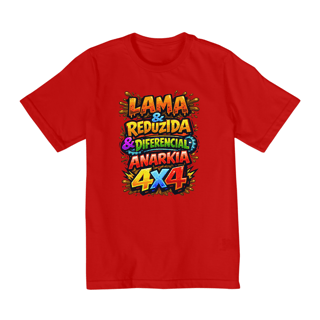 Nome do produto Camiseta Infantil Lama & Reduzida - 10 a 14 Anos