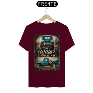 Nome do produto Camiseta Quality - F75 - 1951 Willys 4×4 Pickup Truck
