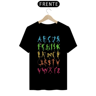 Nome do produto camisa alfabeto do rock