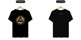 Nome do produto Camisa Olho que tudo ve Dourado