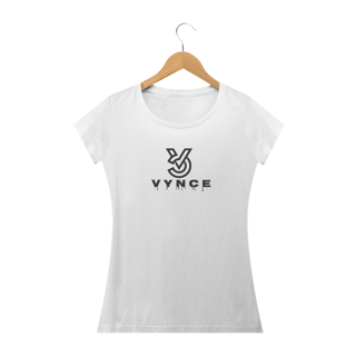 Nome do produto Camiseta Qualidade Feminina  Vynce Branco