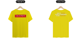 Nome do produto Camiseta Linha de Frente Postura